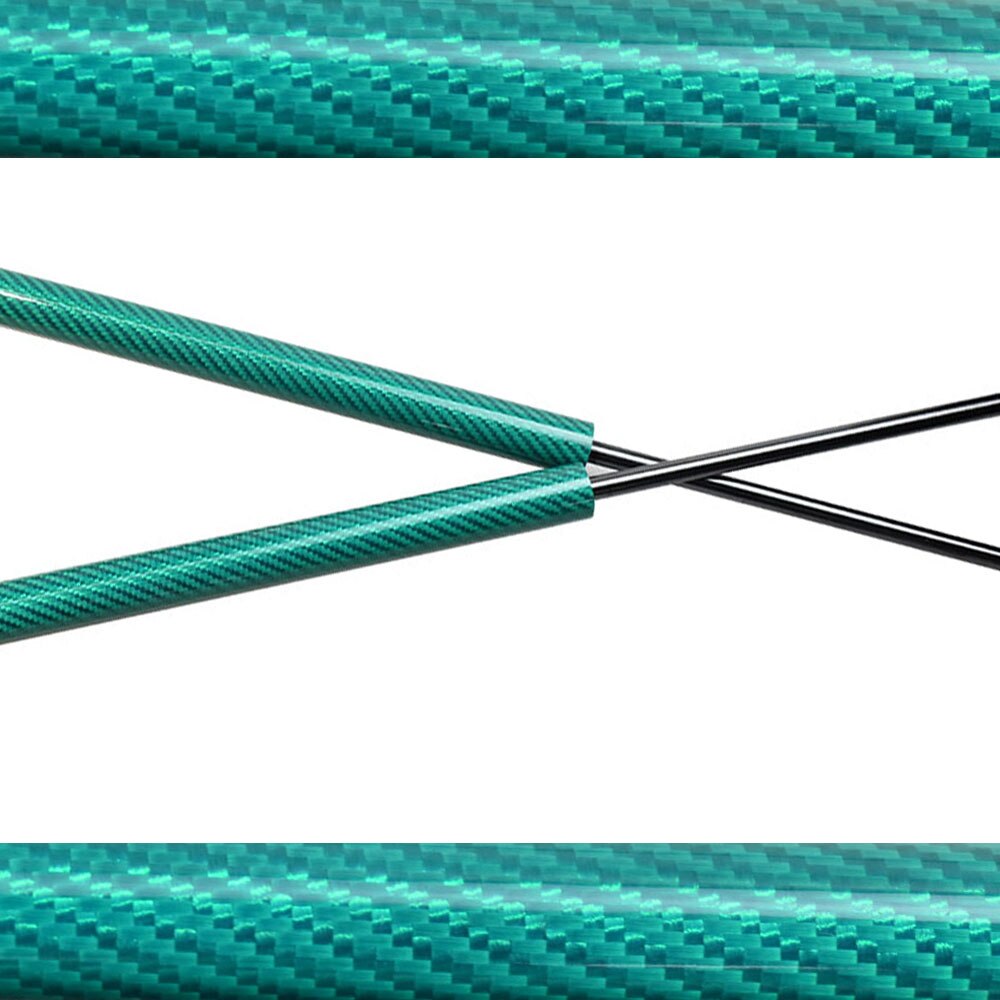 for Peugeot 308 T9 SUV Front bonnet Hood Carbon Fiber modify Gas Spring Struts Prop Lift Support damper: green carbon fiber