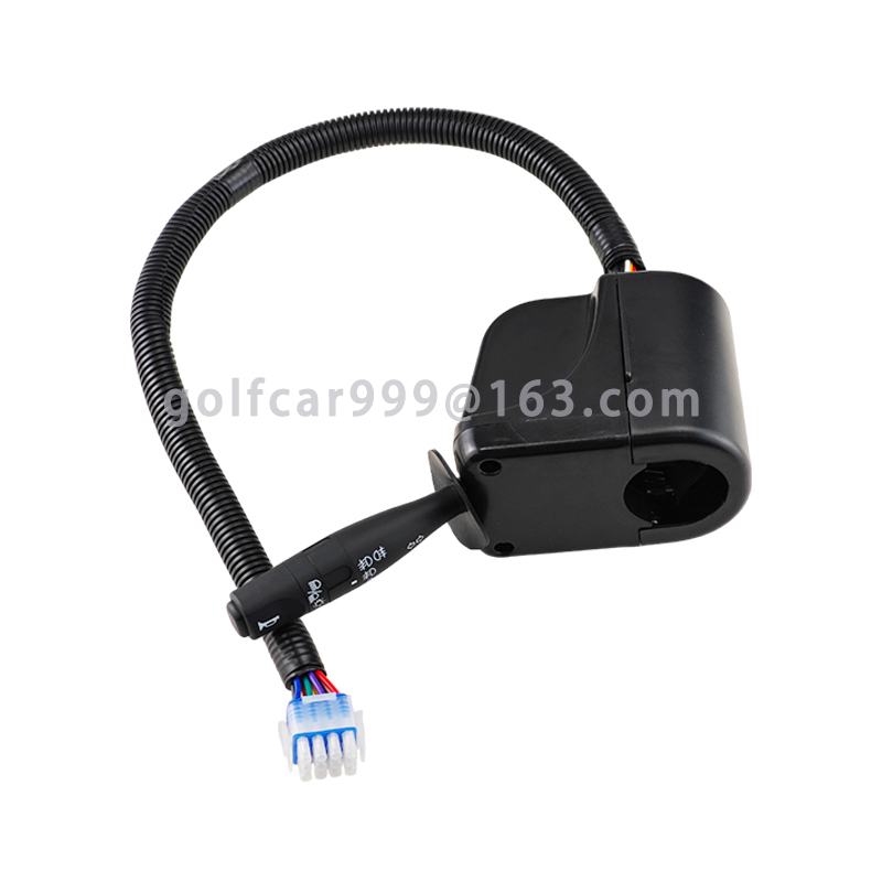 Electric golf cart combination switch, turn signal switch, horn, high and low light switch