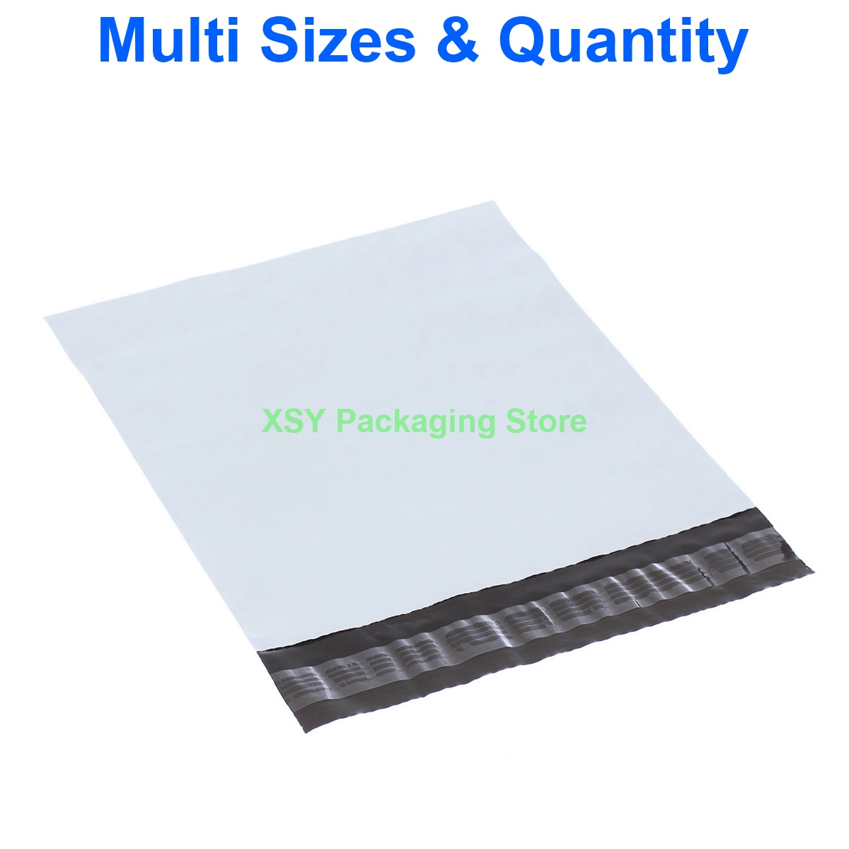 Meerdere maten witte enveloppen zonder vulling poly-postzakken (breedte 8 "  - 12 ") x (lengte 8.5 "  - 16 ") eq.  (200 - 305mm)  x  (220 - 400mm)