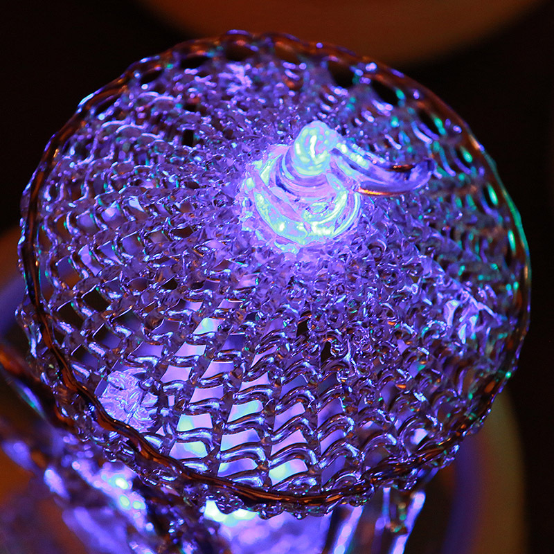 Boîte à musique luxueuse en verre de cristal coloré, d&#39;anniversaire, de noël, de mariage