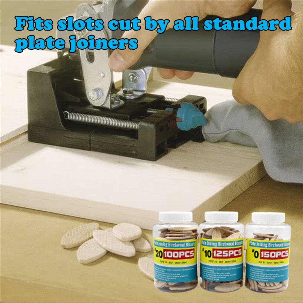 20# 10# 0# Wood Spline Biscuit Joiner Wood Dowel Beech Wood Chip Woodworking Joiners