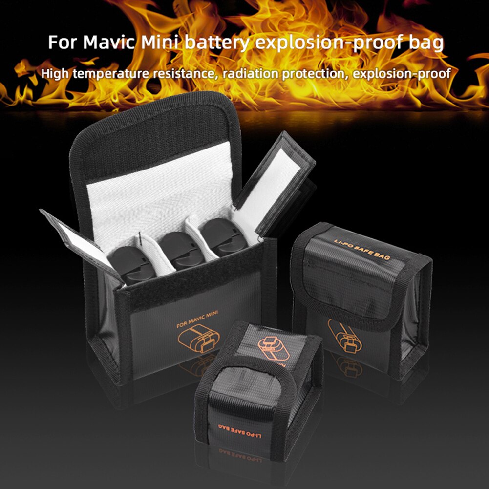 LiPo Akku Batterie Safe Bag Tasche Schutzhülle Für DJI Mavic Mini