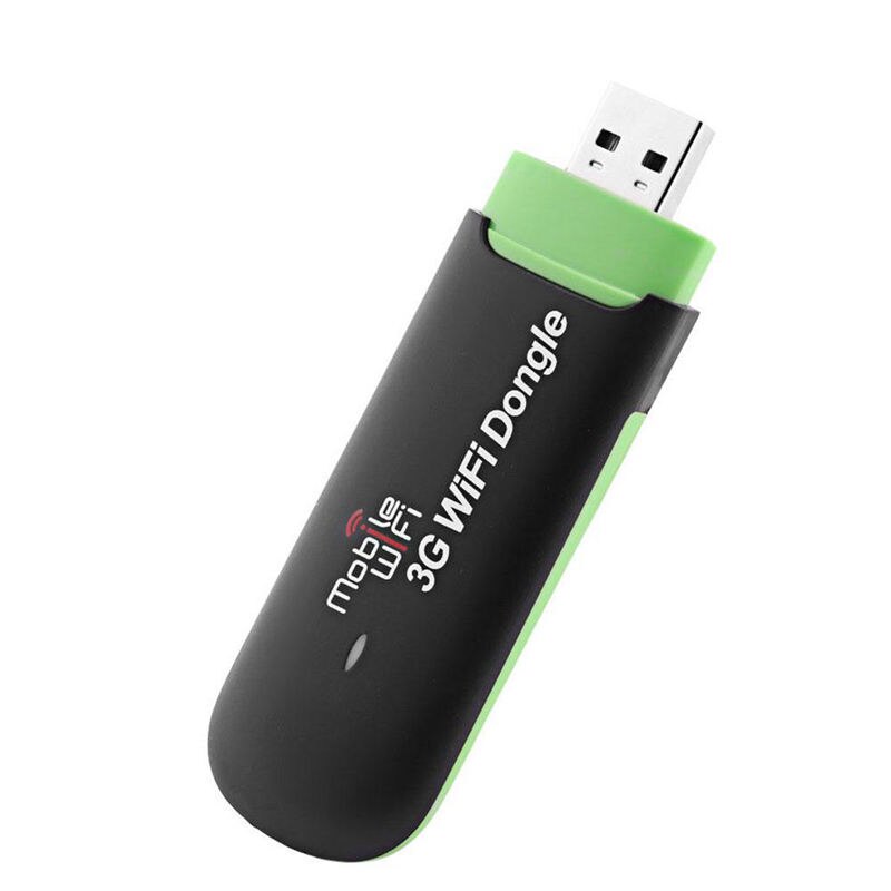 Trådløs 3g mobil wifi router usb dongle mobilt bredbåndsmodem bærbart netværkskort hotspot wifi modem support sim-kort