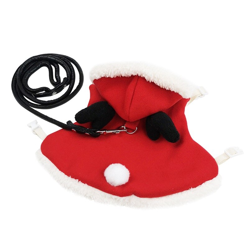 Vêtements chauds d&#39;hiver pour petit Animal, lapin, furet, Chinchilla, Costume de noël, tenue pour chien XXS, pour fête de noël: M