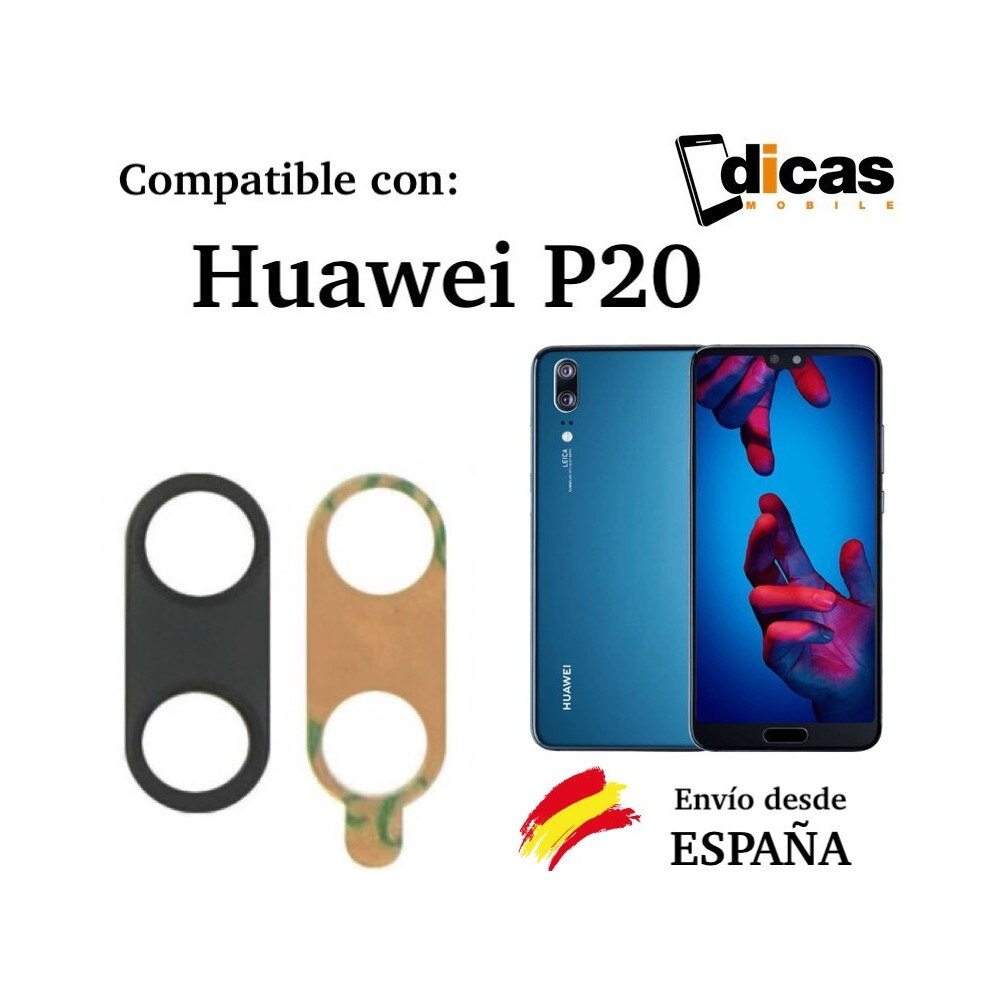 Lente da câmera traseira de cristal huawei p20 EML-L09 EML-L29 de reposição para câmera