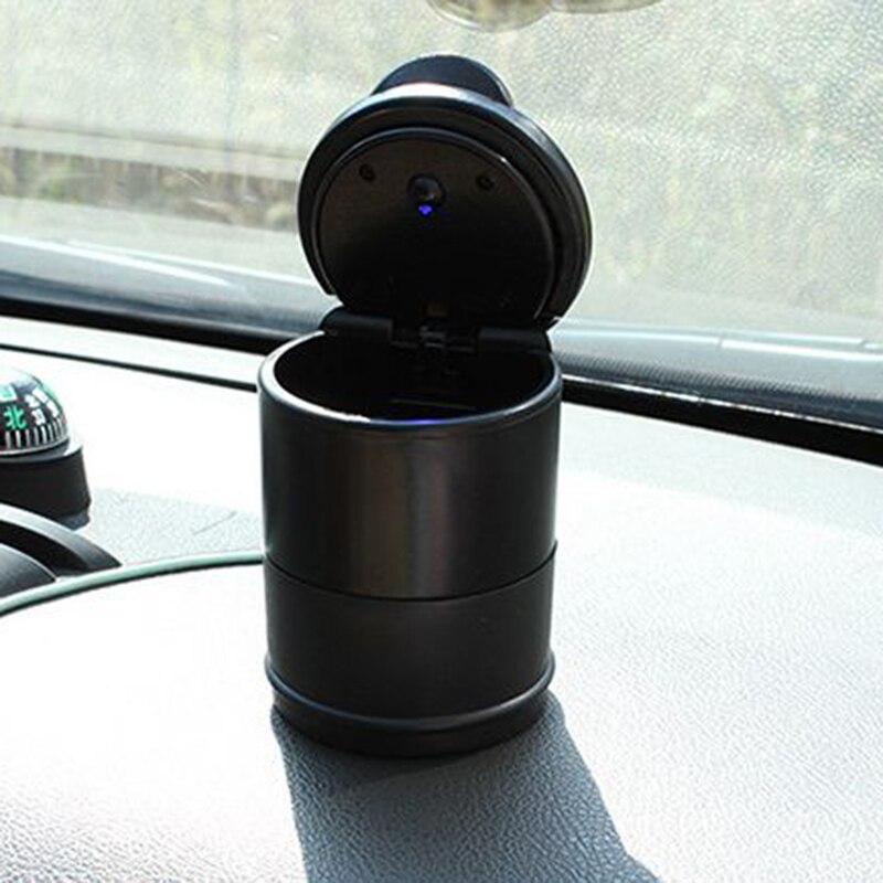 Bil med ledet bærbart askebeger bilkontor askebegerbrakett kopp svart