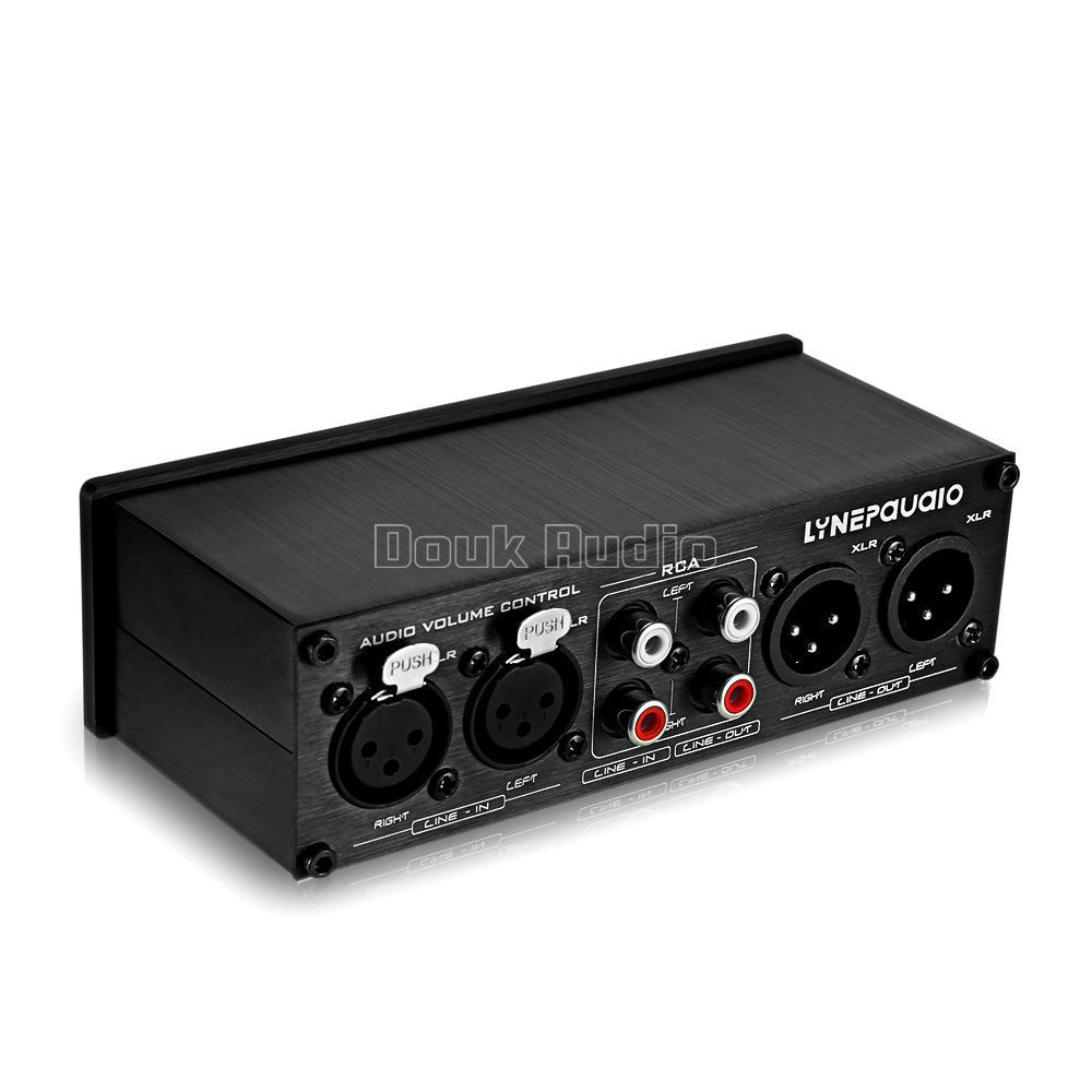 Nobsound Mini Full-balanced Passive Preamp 2-Channel Pre-Amplifier Audio Volume Controller For Home A