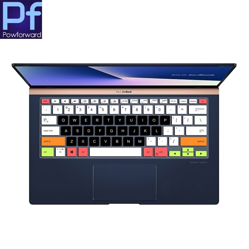 Silikon Tastatur Schutz Haut Abdeckung für ASUS ZenBook 14 UM433DA UM433D UM433 DA UX433FA UX433FN UX434FN UX434: candyblack