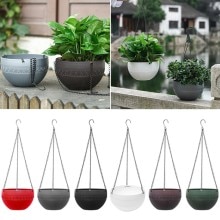 Panier suspendu pour plantes, support de Pots de fleurs, chaîne, bassin de culture, balcon, décoration suspendue, fournitures de jardin pour la maison