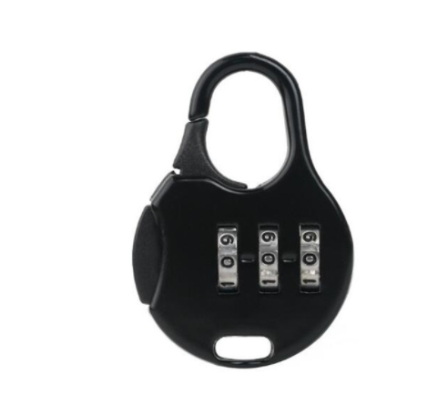 3 Mini wählen Ziffern Code Nummer Passwort Kombination Vorhängeschloss Sicherheit Reisen Sicherheit sperren Pro Gepäck sperren Vorhängeschloss Fitnessstudio: 04