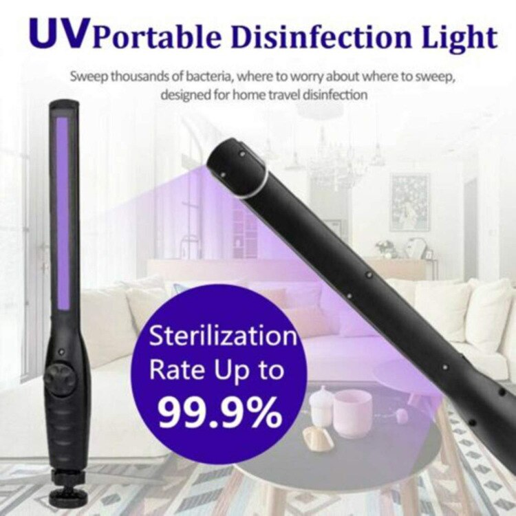 Tragbare LED UV Lampe Licht Stock Für Zahnbürste Unterwäsche Haushalt Handheld Typ Tiefe Reinigung Werkzeuge