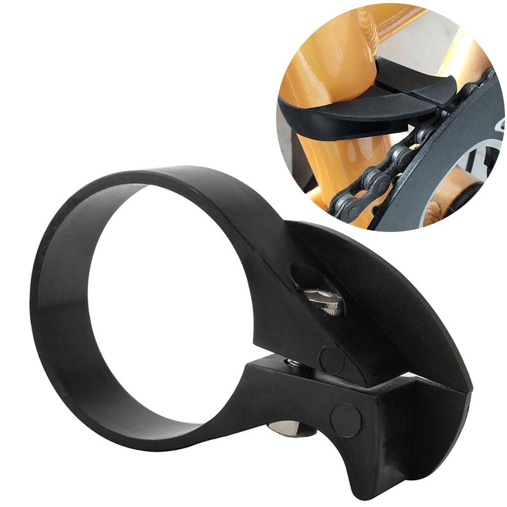 Protector de cadena de marcha única, Deflector de guía de cadena ajustable, cubierta protectora, accesorios de piezas de bicicleta, 1 ud.