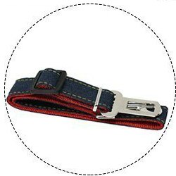 2 Packs Verstelbare Hond Veiligheidsgordel Huisdier Autogordel Veiligheid Leads Voertuig Veiligheidsgordel Harnas Gemaakt van Nylon Denim Stof Huisdier Product: Red / 2 packs