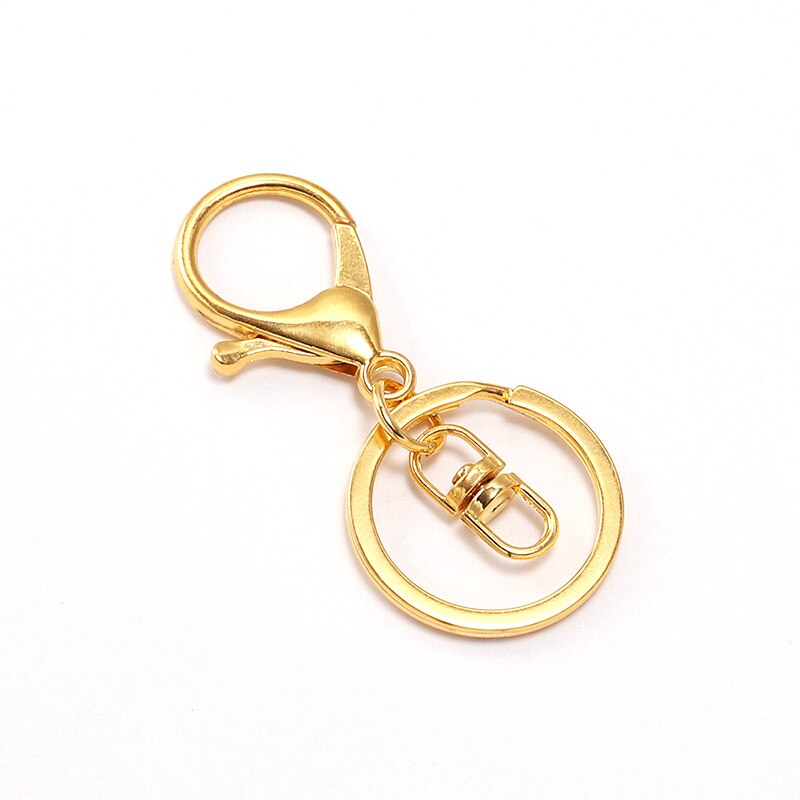 Popular 1PC Classic Key Chain Lobster Clasp Key Ring Key Hook: A Gold