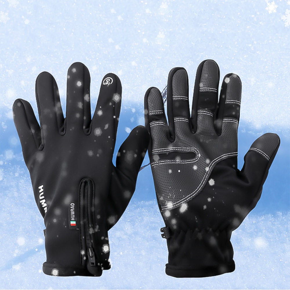 Fietsen Handschoenen Winter Handschoenen Fiets Handschoenen Thermische Warme Handschoenen Voor Outdoor Koud Weer Winddicht Touchscreen Anti Slip