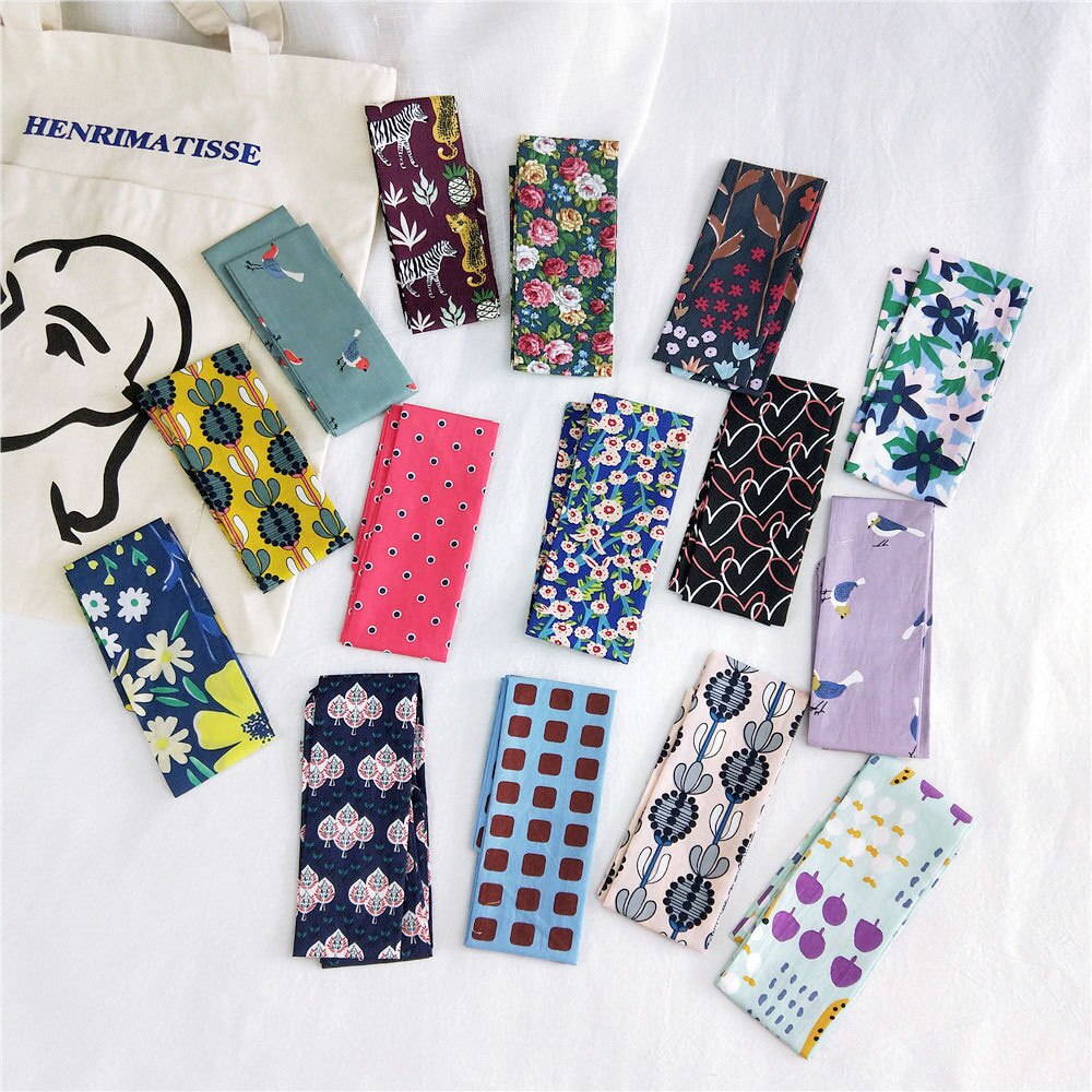 été concepteur longue maigre Cheveux ruban bandes écharpe pour bords sac à main accessoires écharpes pour femmes Foulard Cheveux