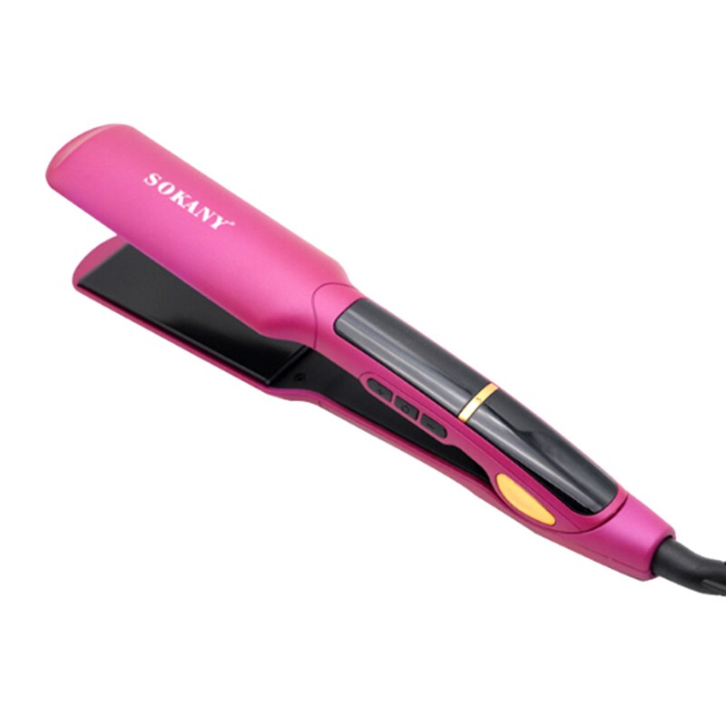 Max 750℉ ceramic hair straighteners flat iron smooth salon tool hair straightening LCD digital display 220v-240v