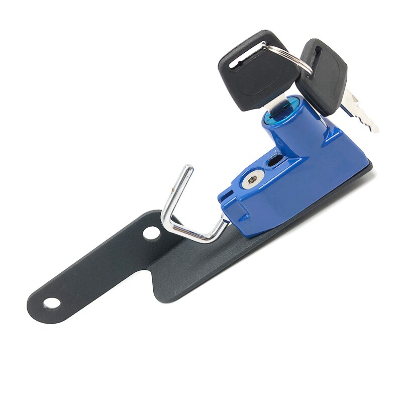 Trava lateral para capacete de motocicleta, gancho antirroubo com 2 teclas, para suzuki email gsxs1000 2015 2016 2017 2018 2019