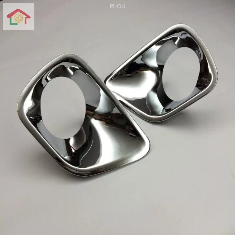Fit For Toyota RAV4 Car Front Fog Light Lamp Cover Stickers Molding Bezel Styling Chrome ABS Accessories 2pcs/set