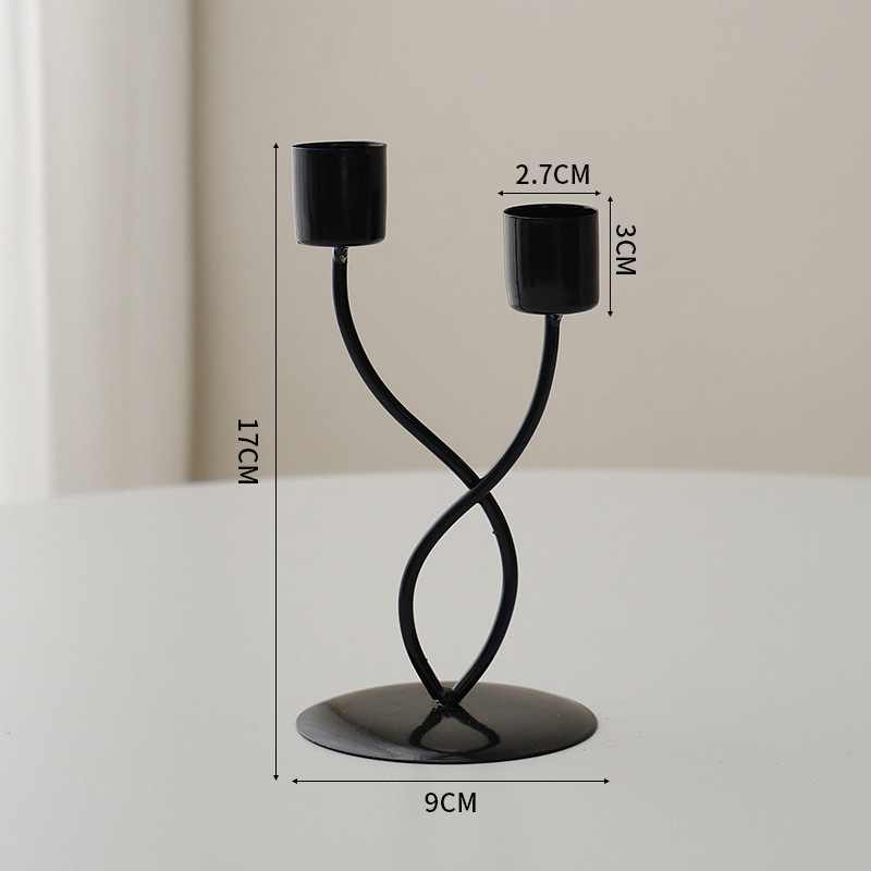 Kerzenhalter, moderner Kerzenständer aus Metall, Hochzeitskerzenständer, exquisite Desktop-Party-Dekoration für die Heim- und Bürodekoration: Licht Gelb