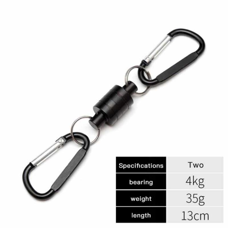 Sterke Magnetische Karabijnhaak Draagbare Outdoor Vissen Bergbeklimmen Release Lanyard Sterke Trein Release Gesp Draagbare Gereedschappen: G