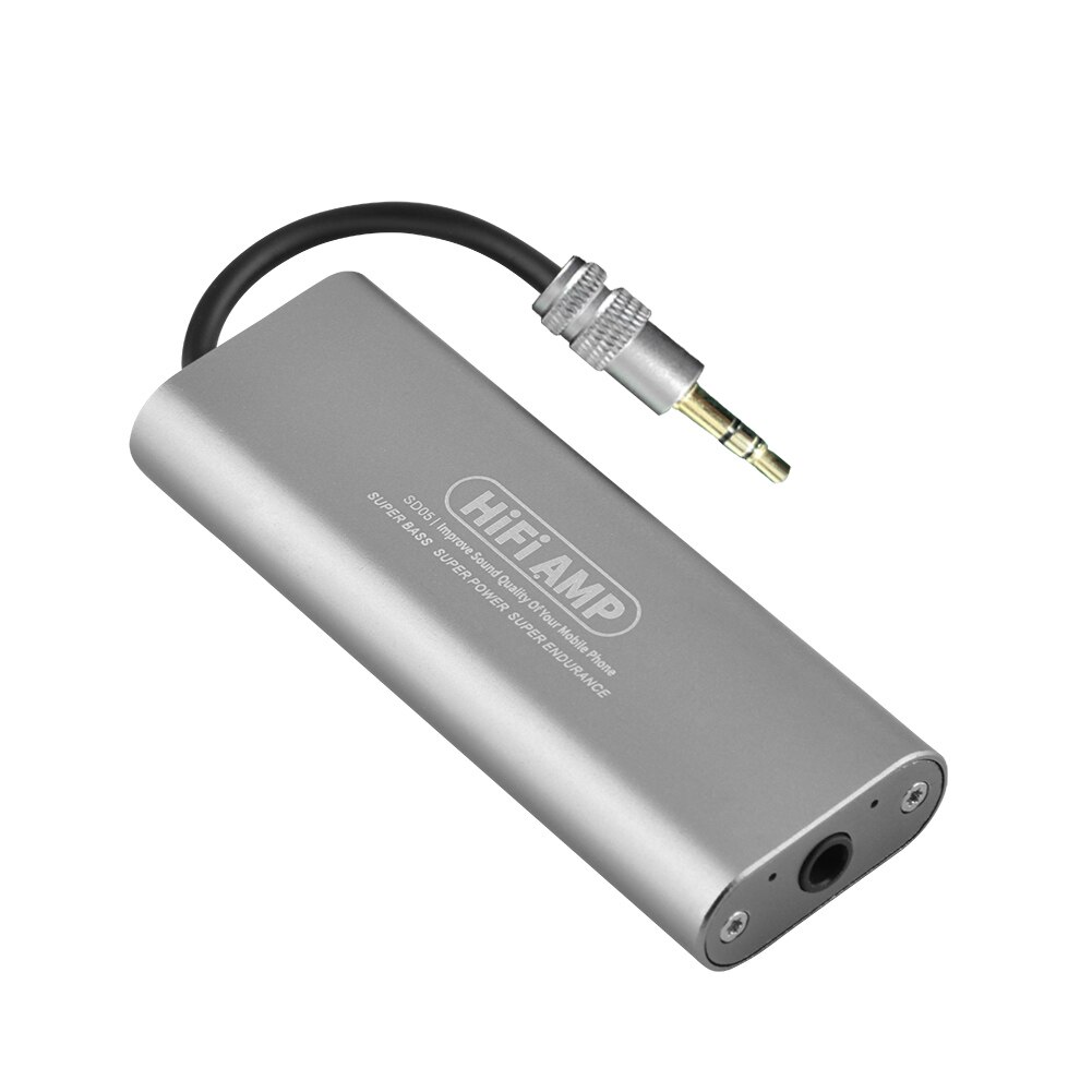 Portable Audio HiFi Headphone Amplifier Earphone Stereo AMP 3.5mm Mini For Phone 95DB SNR 3.5mm AUX Input And Output