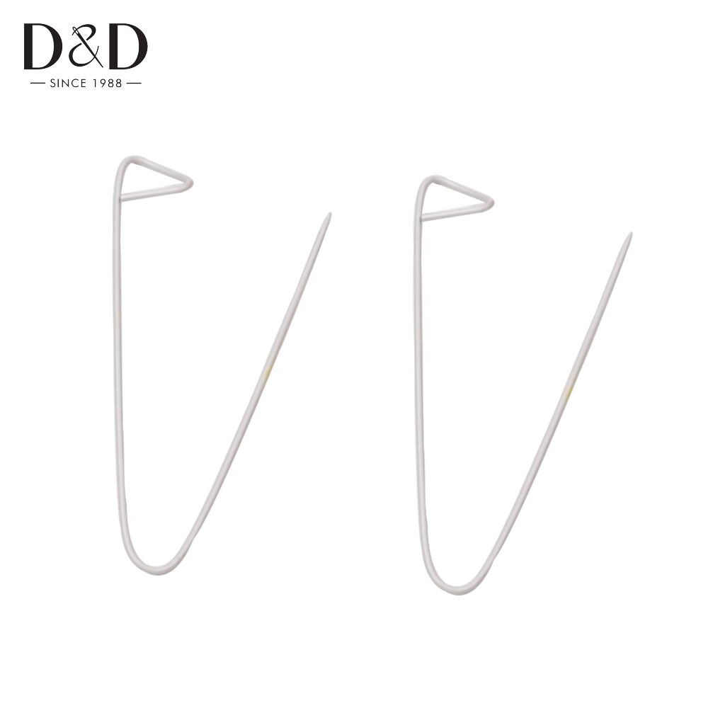2 Pcs Aluminum Knitting Needles Clip Large Safety Pins Findings Locking Stitch Craft Needle Clip For Sewing Garment Accessories