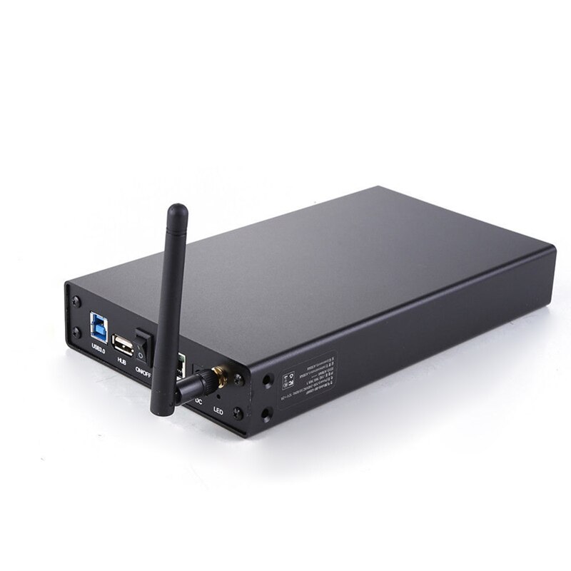 Blueendless-carcasa de disco duro externo Rj45, caja de disco duro externo Nas, antena Wifi inalámbrica, Wifi, Sata, Usb 3,0, interfaz Hdd, caja Hdd de aluminio Hdd 3.