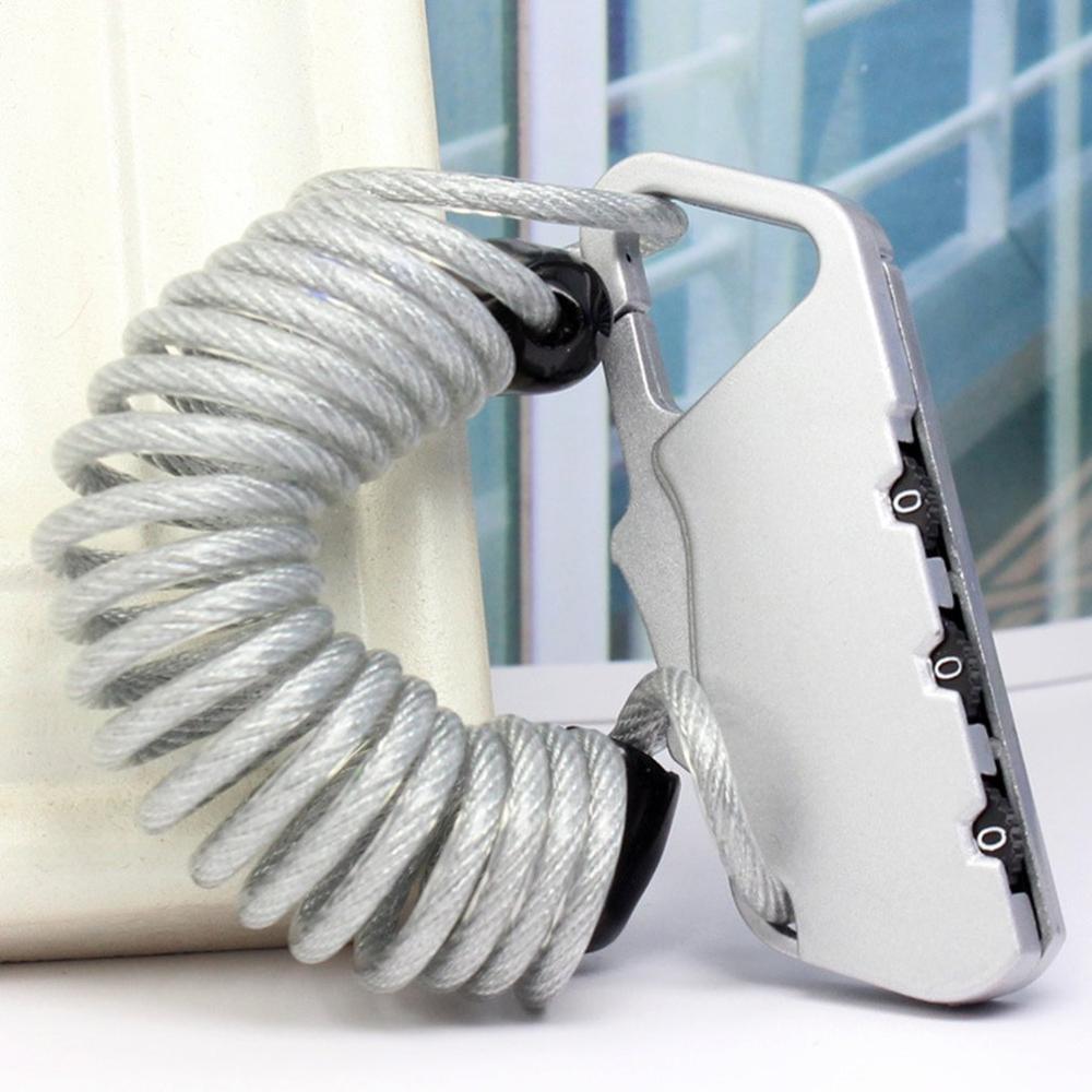 Bike Lock Spring Package Security Lock Portable Spring Anti-theft Bicycle Code Lock Mini Luggage Password Lock