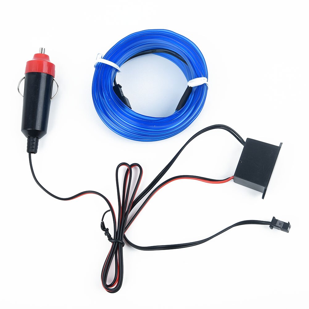 Auto LED Verlichting 4 Meter Lamp Heldere Innerlijke Flexibele Interieur 12V Deur Center Console Voor Accessoires