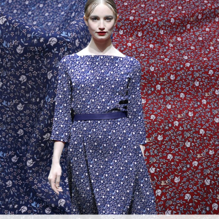100% mulberry silk crepe de chine fabric cloth per meter 16mm 114 cm wide soft shirt dress fabric silk cloth