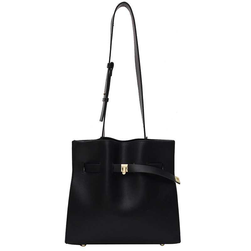 High-end stijl grote capaciteit tote bag voor vrouwen effen kleur koreaanse all-match crossbody schoudertassen 9 xb 7