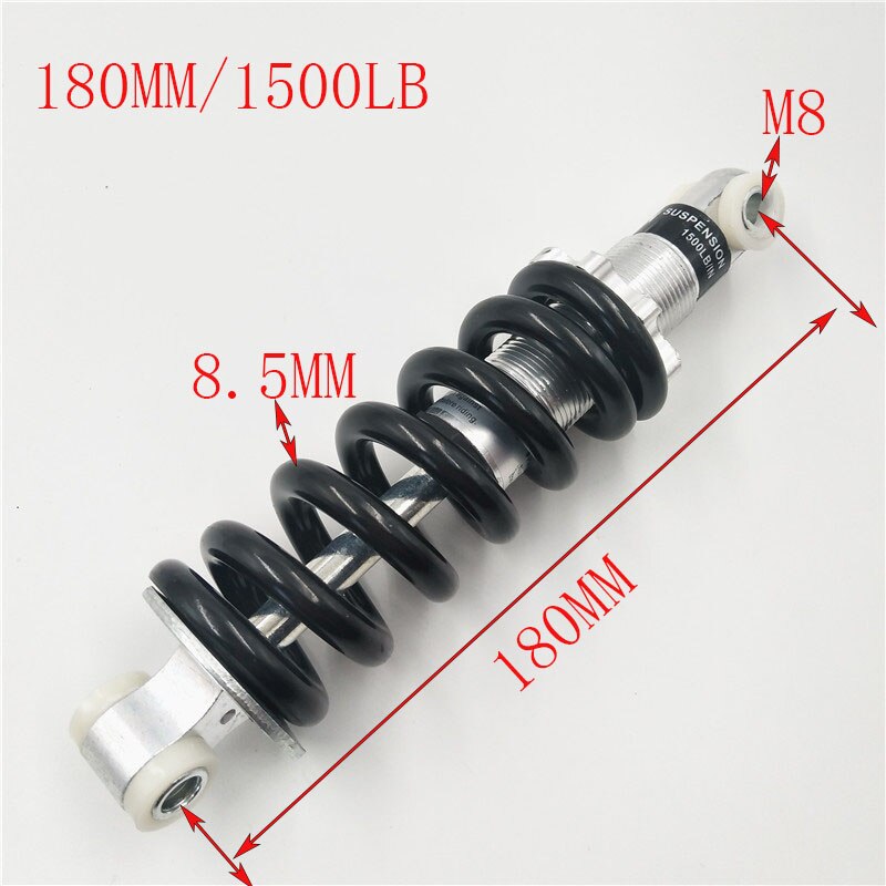 Hinten Suspension Schock 100 125 150 160 170 180 190 210MM für 47cc 49CC Super Minimoto ATV Quad elektrische roller Pocket Bike: 180MM (1500LB)