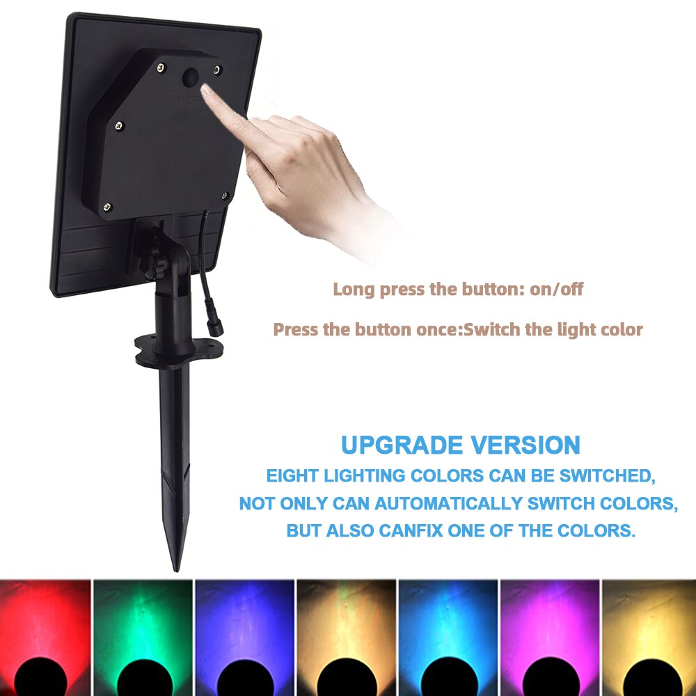 Solar Led Light Outdoor Garden Lights IP65 Waterproof Solar Lamp Garden Decoration Outdoor Spotlights Lawn Path Landscape Lamp