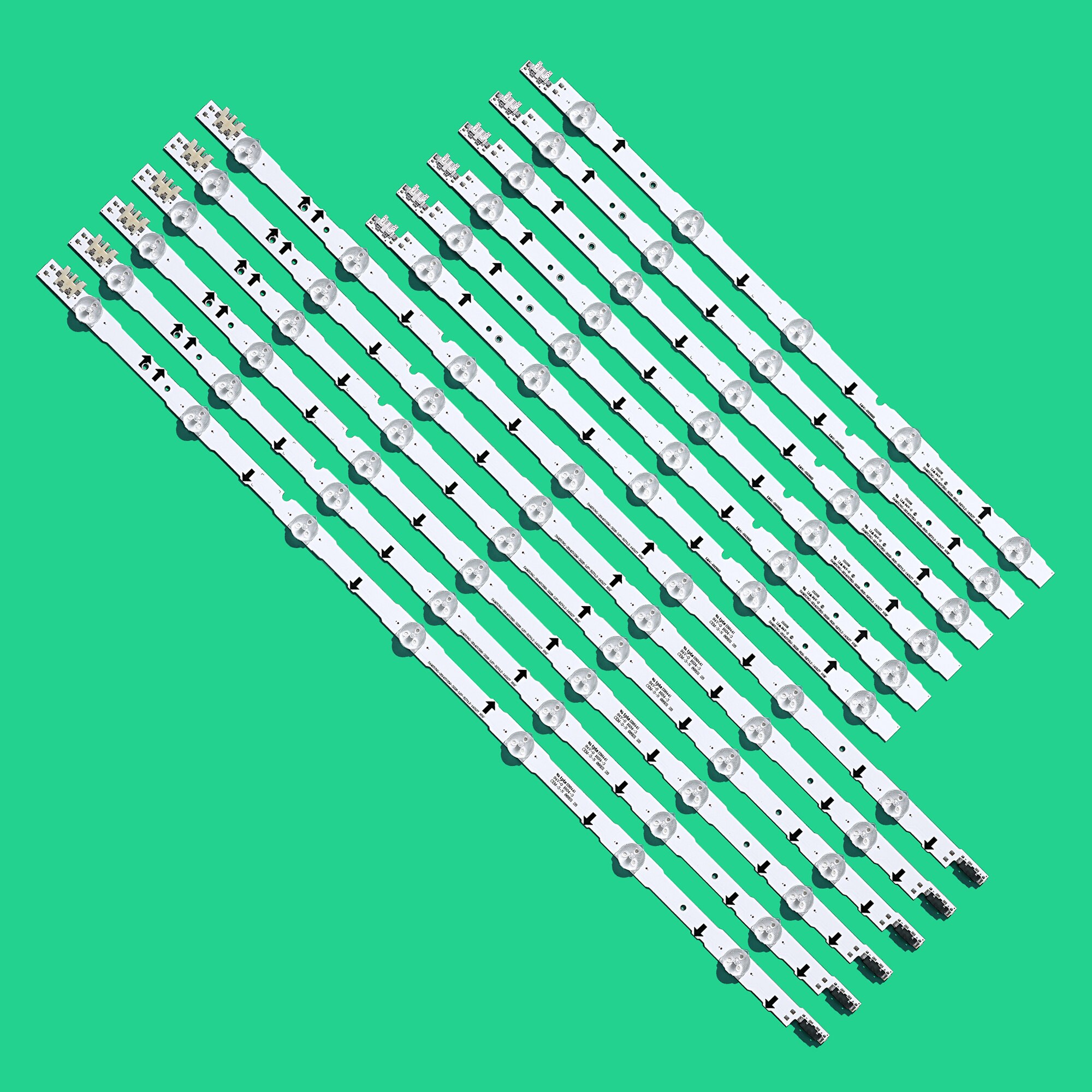 Tira de luces LED de retroiluminación, accesorio para televisor SAMSUNG 50, UN50J6300, UN50J5500, UE50H6200, UE50H6470, D4GE-500DCA-R2, D4GE-500DCB-R2, 12 BN96-30428A.