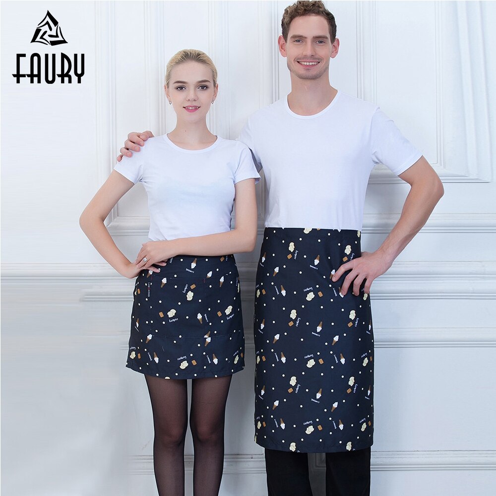 Half Apron Food Service Restaurant Catering Cafe Bakery Chef Waiter Kitchen Cooking Cleaning Home Work Wear Uniform