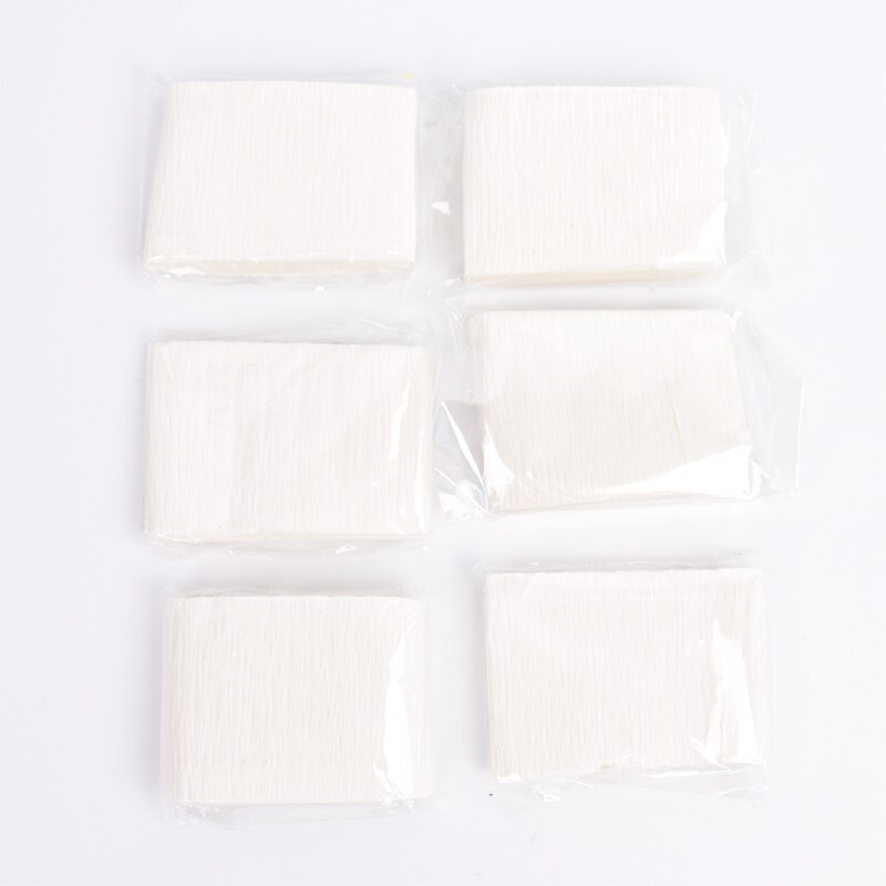 6pcs/lot Macaron Pastel Crepe Paper Streamers Rainbow Unicorn Birthday Party Decoration for Baby Shower Backdrop 5cm*2.5m: white