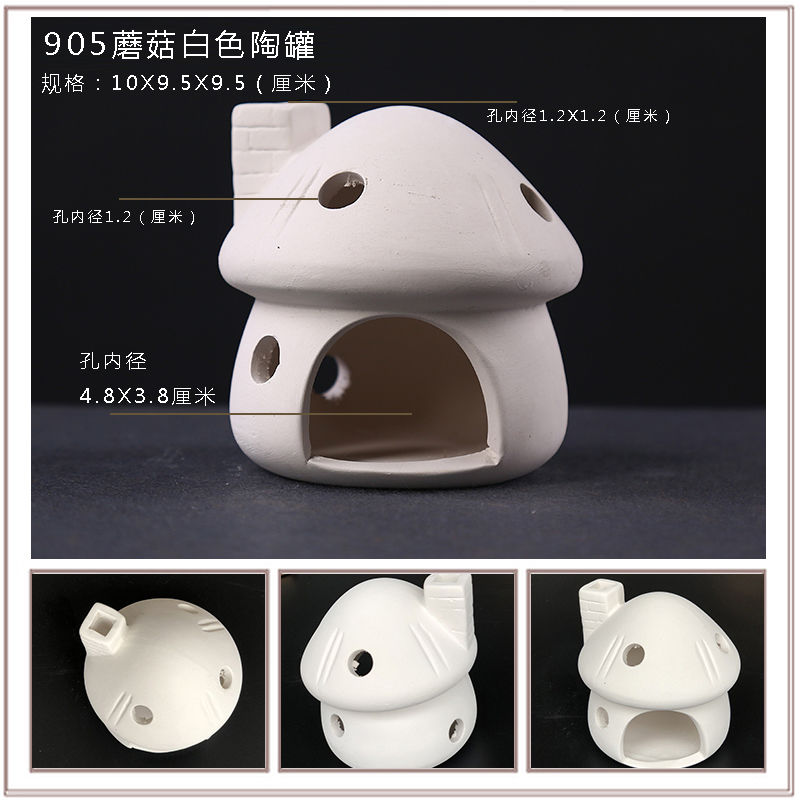 Akwarium mini ceramiczne zbiorniki ryby krewetki dom gniazdo tarło hodowla jaskinia glina garnki ozdoba robić akwarium ozdoby ozdoby: 905