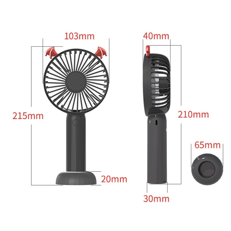 Portable Electric Fan Handheld USB Electric Fan Rechargeable USB Electric Fan Small Fan