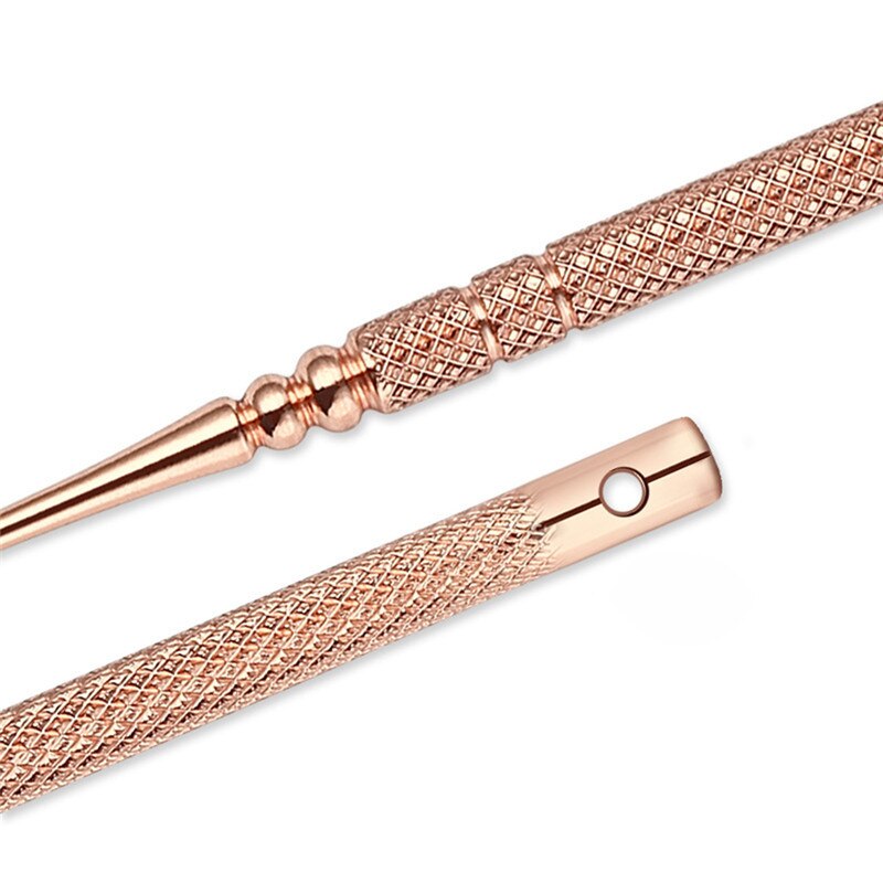 6 Pcs Oor Rose Gold S Rvs Oor Wax Verwijderen Remover Cleaner Ear Care Tool Oor Pick Facial beauty Tools