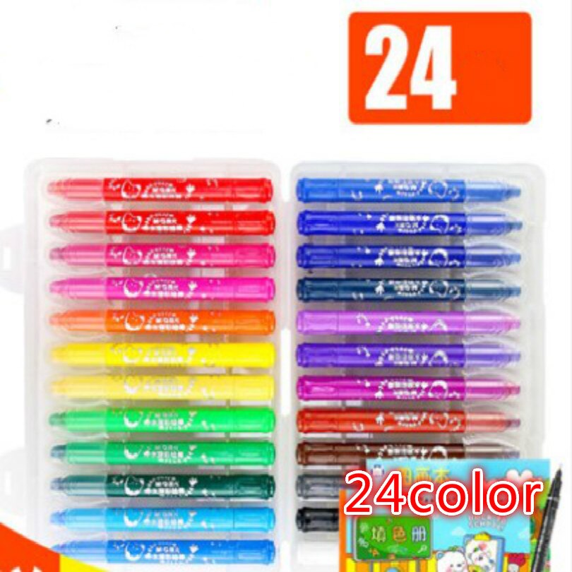 Water oplosbare marker 12 kleur 24 kleur: 24color