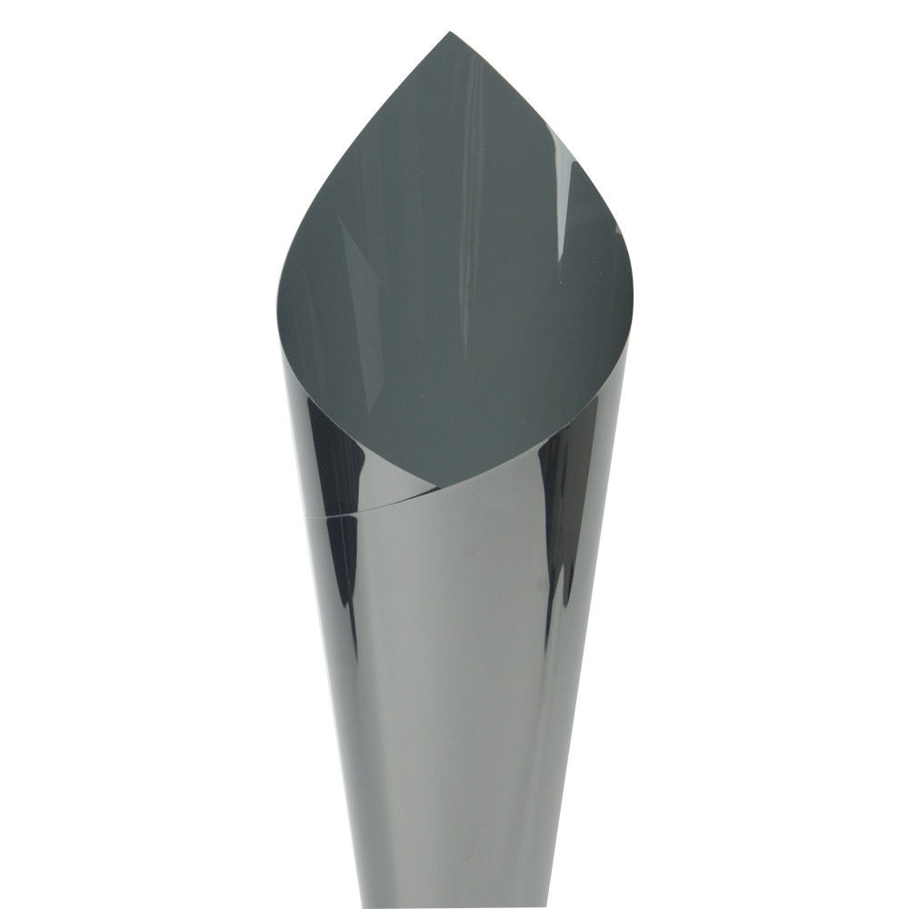 SUNICE Black&Silver Tint Window Tint Film One Way Prospective Reflective Film Privacy Protective Film Adhesive 90% UV Rejection