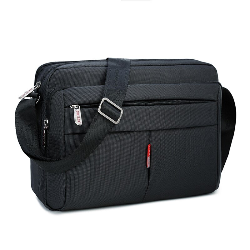 DB88 Brand Man Computer Bag Briefcase Large Capacity Business Laptop Bag Shoulder Messenger Briefcase: black