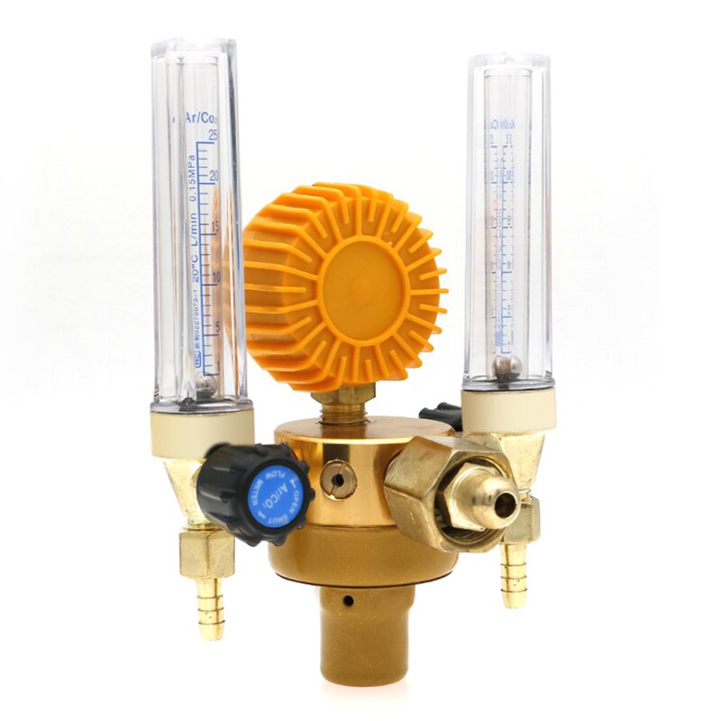 Argon MIG TIG Flowmeter Argon CO2 Pressure Reducer Flow Meter Control Valve Regulator Welding Weld Double Backpurge