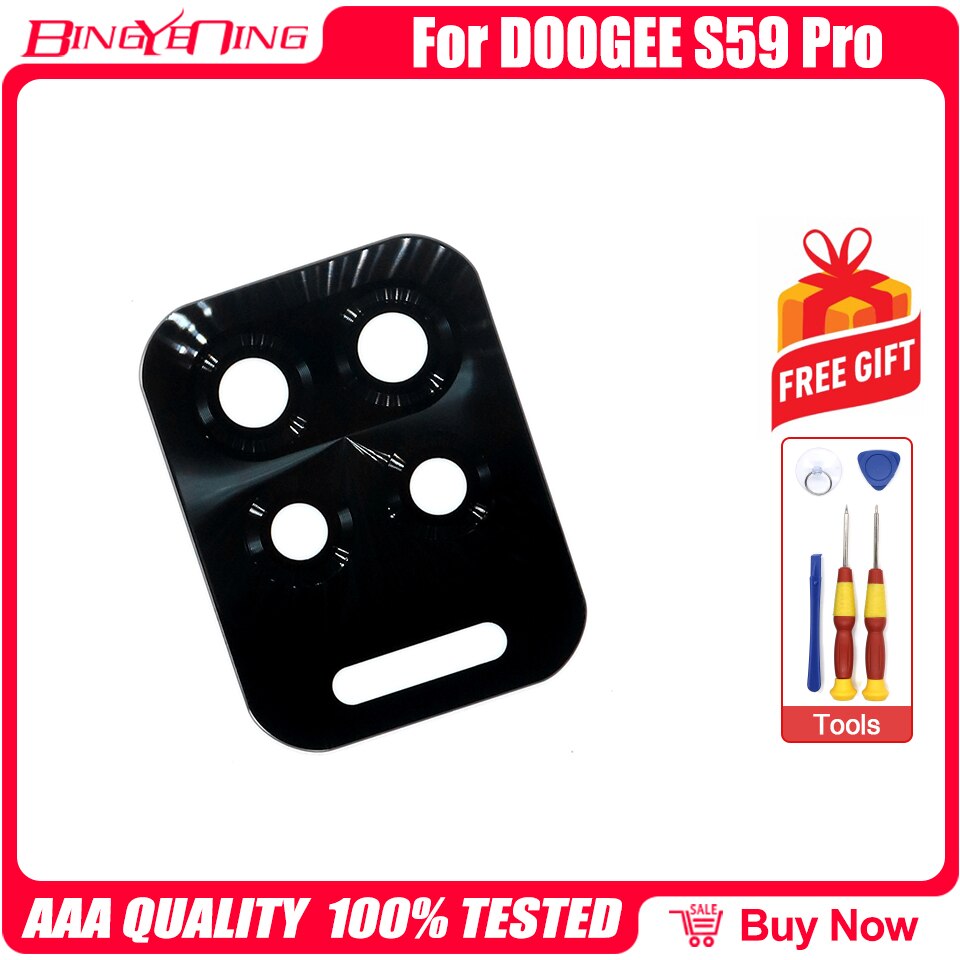 DOOGEE – couvercle de batterie pour S59 Pro, coque arrière originale, avec câble d'empreinte digitale, câble de Microphone, verre d'appareil photo, nouveauté 100%