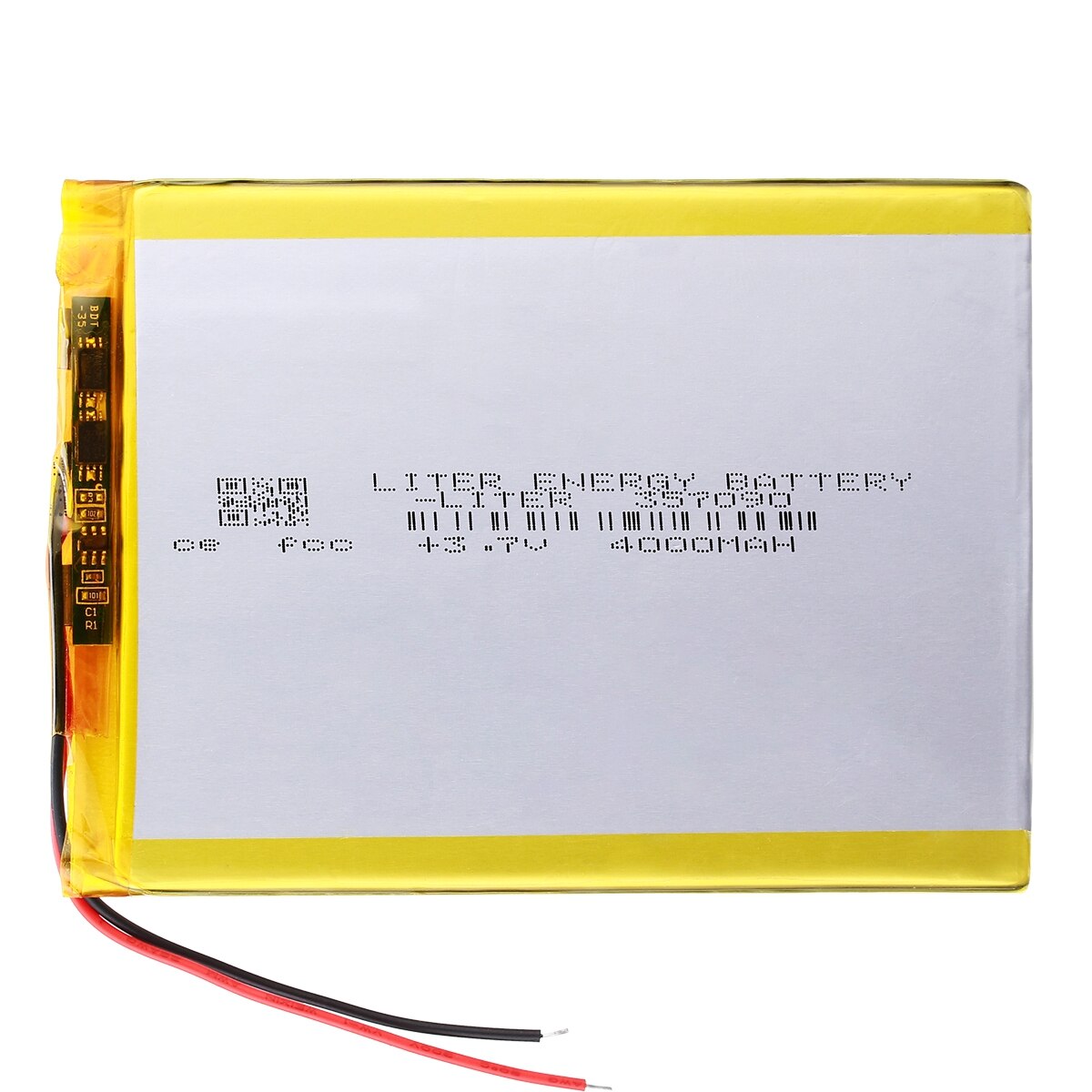 357090 3.7v 4000 mah lithiumpolymerbatteri med beskyttelseskort til tablet pc  u25gt