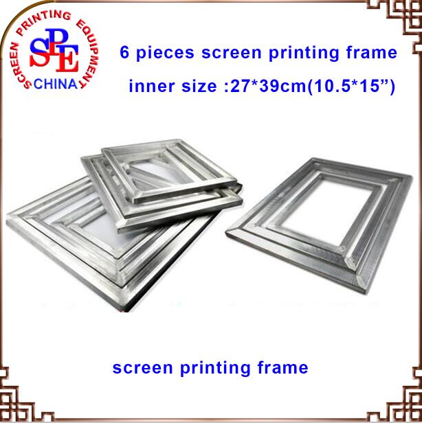 Aluminium Screen Frame 6 stks 10.5 "x 15" Zeefdruk Frames Zijde Screen Stof Mesh Aluminium Frame