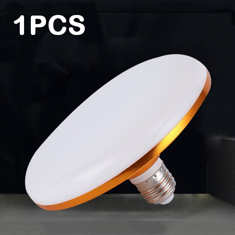LED-lamp 220V E27-basis Huishoudelijke spaarlamp 30W / 50W Binnenverlichting Vliegende schotel Licht 6500K Plafondlamp Garagelicht