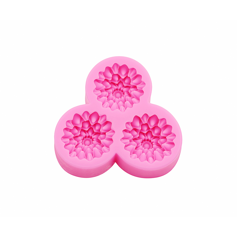 Ping-pong margarida flores molde de silicone diy rosa floral resina caso de telefone cabeça corda acessórios para o cabelo molde flor molde de chocolate