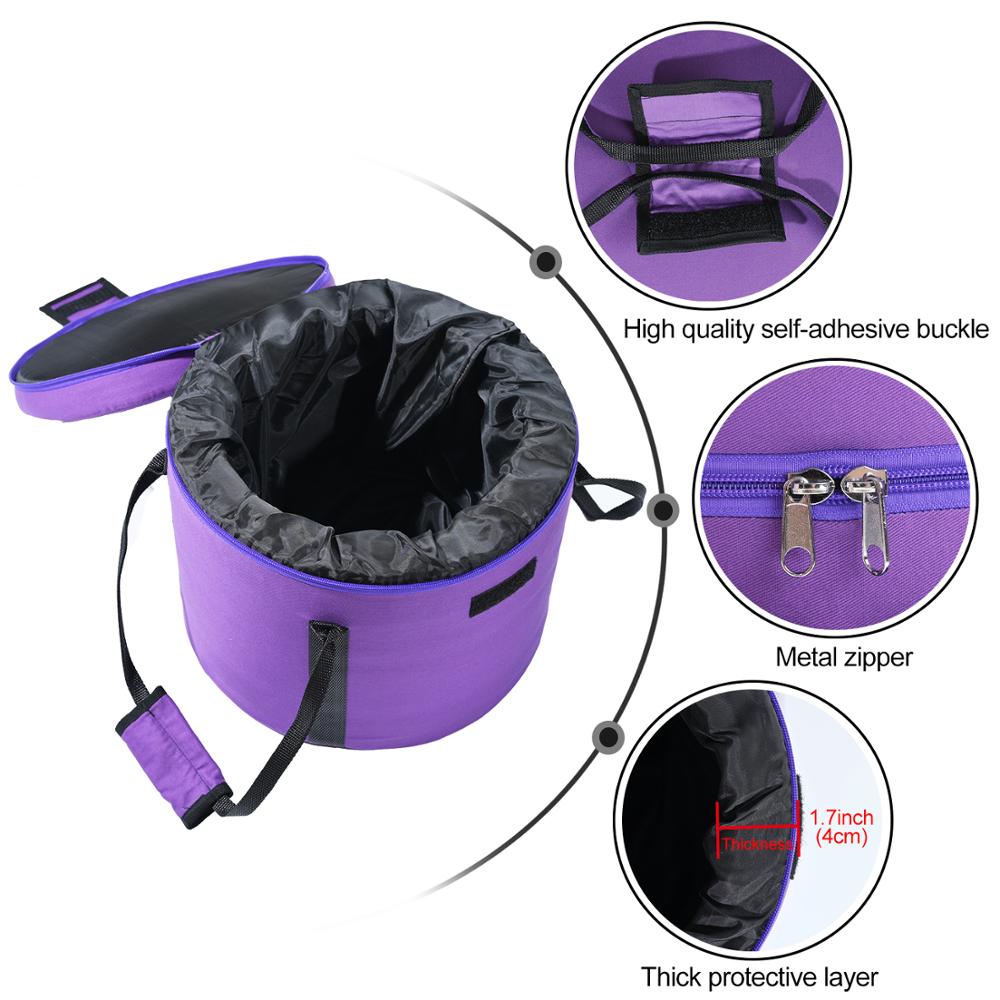 CVNC 10inch Crystal Singing Bowl Carry Case Travelling Bag